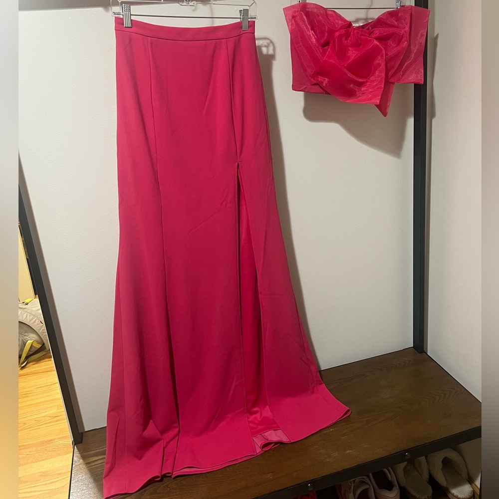 Maniju 2 piece hot pink outfit